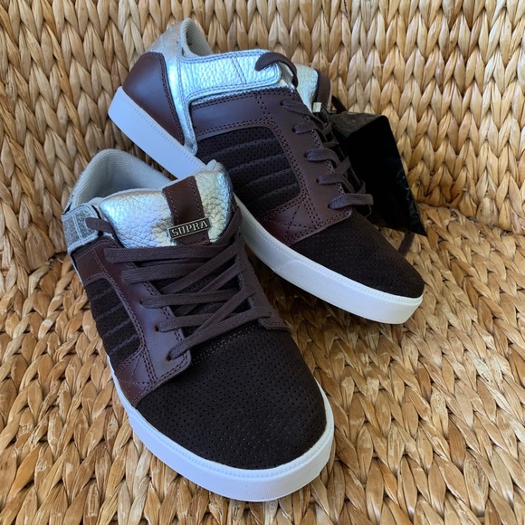 NIB Supra Deadstock Sky Low Leather Sneakers 7.5